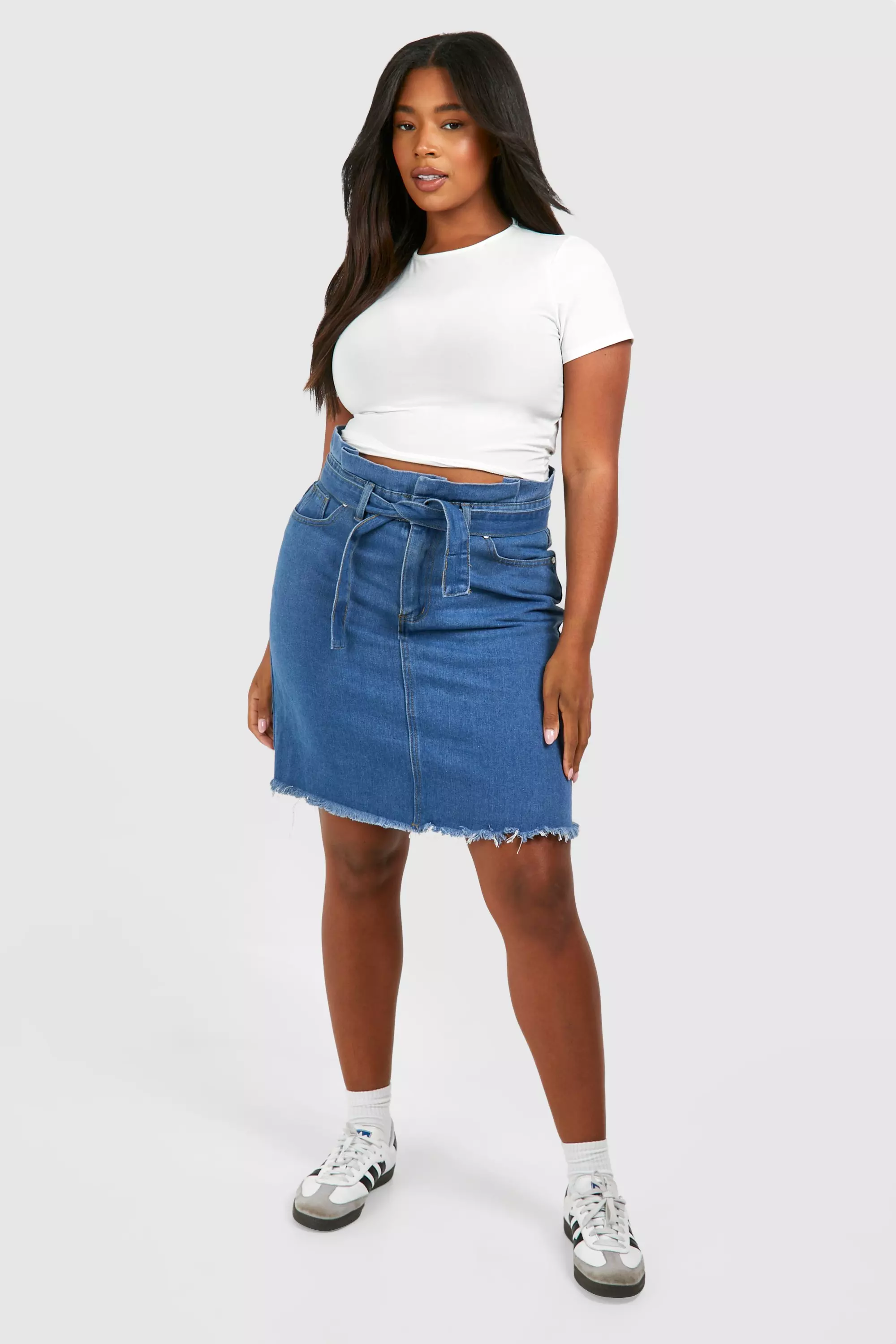 Plus size denim skirt xxl hotsell